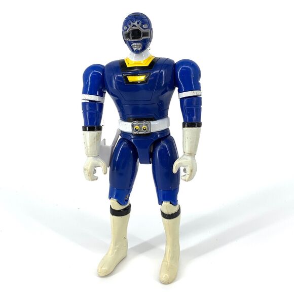 Vintage Power Rangers - Turbo Blue Ranger Action Figure Bandai 1997 Rare! - Picture 1 of 6